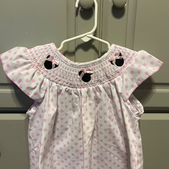 Toddler Girl Minnie Mouse Dress - Picture 2 of 9